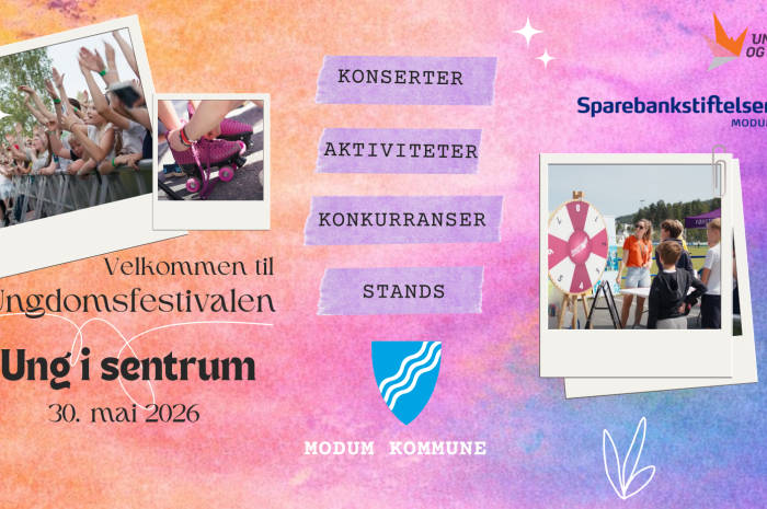 Vi sees på ungdomsfestivalen 30. Juni